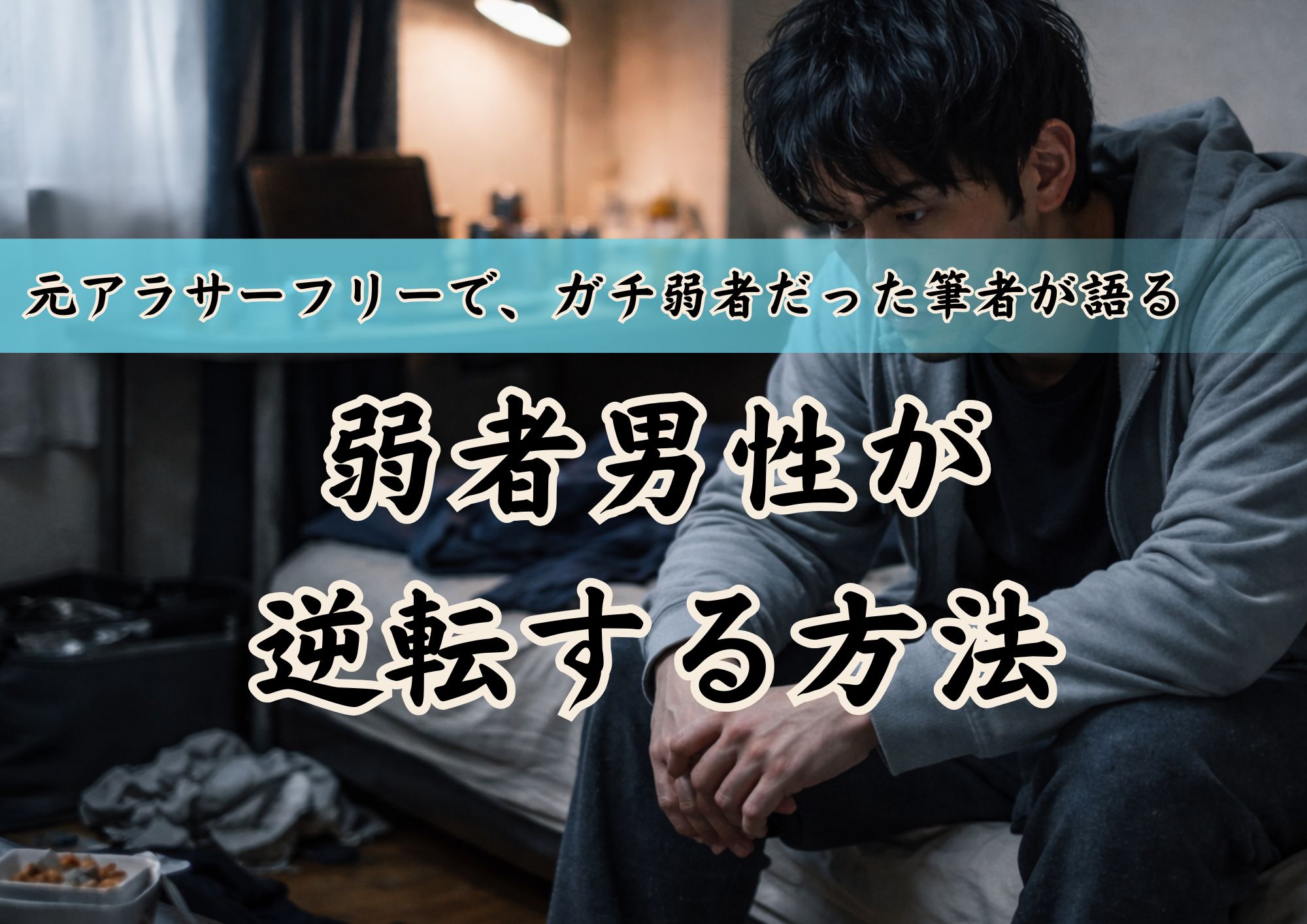 弱者男性でも一発逆転は可能!30歳手前でフリーターだった僕が現実的に人生を立て直した方法